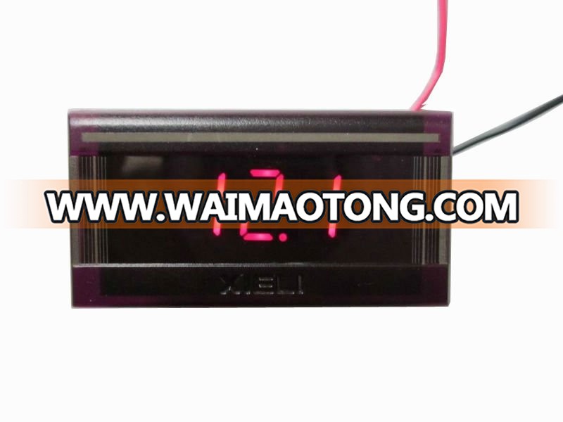 2 wires 12V DC voltage meter