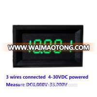 0.36" 5 digit dc 33.000v voltmeter