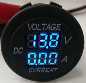 DC 8-32V Digital Voltage Volt Meter Motorcycle ATV Car Truck RV Boat Yacht 36mm